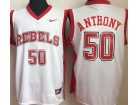 Nevada Las Vegas #50 Greg Anthony White College Basketball Jersey