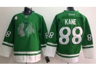 Chicago Blackhawks #88 Patrick Kane Green Hockey Jersey