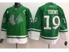 Chicago Blackhawks #19 Jonathan Toews Green Hockey Jersey