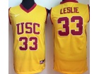 USC Trojans #33 Lisa Leslie Yellow College Basketball Jersey