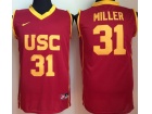 USC Trojans #31 Greg Miller Red College Basketball Jersey