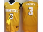 Tennessee Volunteers #3 Parker Yellow College Basketball Jersey