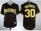 San Diego Padres #30 Eric Hosmer Brown Cool Base Jerseys