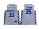 Kentucky Wildcats #15 DeMarcus Cousins White College Basketball Jersey