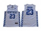 Kentucky Wildcats #23 Anthony Davis White College Basketball Jersey