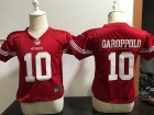 Nike San Francisco 49ers #10 Jimmy Garoppolo Red Toddler Jersey