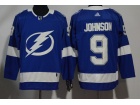 Adidas Tampa Bay Lightning #9 Tyler Johnson Blue Hockey Jerseys