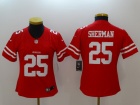 Women Seattle Seahawks #25 Richard Sherman Red Vapor Untouchable Limited Jersey