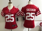 Women Seattle Seahawks #25 Richard Sherman Red Vapor Untouchable Limited Jersey