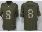 Minnesota Vikings #8 Kirk Cousins Green Salute to Service Limited Football Jersey