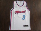 Nike Miami Heat #3 Dwyane Wade White City Player Basketball Jersey