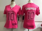 Womens San Francisco 49ers #10 Jimmy Garoppolo Pink Vapor Untouchable Limited Jersey