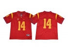 USC Trojans #14 Sam Darnold Red College Basketball Jersey