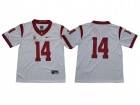 USC Trojans #14 Sam Darnold White College Basketball Jersey