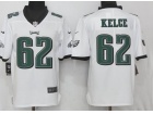 Philadelphia Eagles #62 Jason Kelce White Men Vapor Untouchable Limited Jersey