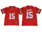 Ohio State Buckeyes #15 Ezekiel Elliott Red 2018 New Limited College Football Jersey