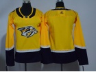 Adidas Nashville Predators Blank Yellow Women Hockey Jersey