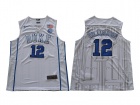 Duke Blue Devils #12 Zion Williamson White College Basketball Jersey