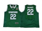 Michigan State Spartans #22 Miles Bridges Green College Basketball Jersey