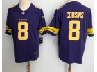 Minnesota Vikings #8 Kirk Cousins Purple Color Rush Limited Jersey