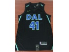 Nike Dallas Mavericks #41 Dirk Nowitzki Navy Blue City Swingman Jersey