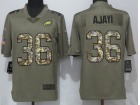 Philadelphia Eagles #36 Jay Ajay Olive Camo Salute To Service Limited Jersey