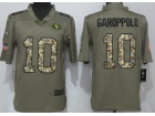 San Francisco 49ers #10 Jimmy Garoppolo Olive Camo Salute To Service Limited Jersey