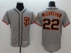 San Francisco Giants #22 Andrew Mccutchen Grey SF Flexbase Jerseys