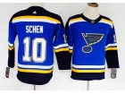 Youth Adidas St.Louis Blues #10 Brayden Schenn Blue Hockey Jersey