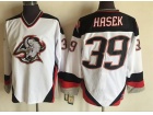 Buffalo Sabres #39 Dominik Hasek White Throwback Jersey