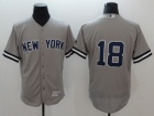 New York Yankees #18 Didi Gregorius Grey Flexbase Jersey