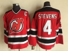 New Jersey Devils #4 Scott Stevens Red CCM Hockey Jersey