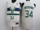 Nike Milwaukee Bucks #34 Giannis Antetokounmpo Cream City Player Basketball Jersey