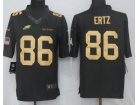 Philadelphia Eagles #86 Zach Ertz Gold Anthracite Salute to Service Limited Football Jersey