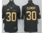 Philadelphia Eagles #30 Corey Clement Gold Anthracite Salute to Service Limited Football Jersey