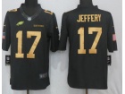 Philadelphia Eagles #17 Alshon Jeffery Gold Anthracite Salute to Service Limited Football Jersey