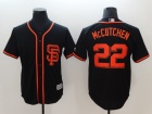 San Francisco Giants #22 Andrew Mccutchen Black SF Cool Base Jerseys