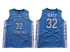 North Carolina #32 Luke Maye Blue College Basketball Jersey