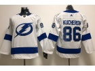 Adidas Tampa Bay Lightning #86 Nikita Kucherov White Hockey Jersey