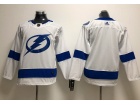 Youth Adidas Tampa Bay Lightning Blank White Hockey Jersey