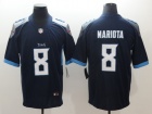 Tennessee Titans #8 Marcus Mariota Dark Blue Vapor Untouchable Limited New Style Jersey