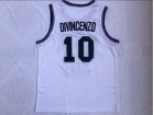 Villanova University #10 Donte DiVincenzo White Basketball Jersey