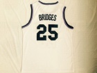 Villanova University #25 Mikal Bridges White Basketball Jersey