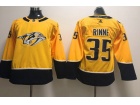 Youth Adidas Nashville Predators #35 Pekka Rinne Yellow Hockey Jersey