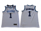 Villanova University #1 Jalen Brunson White with Final Four Side Patch Basketball Jersey