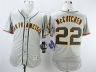 San Francisco Giants #22 Andrew Mccutchen Grey Francisco Flexbase Jerseys