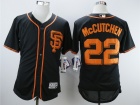 San Francisco Giants #22 Andrew Mccutchen Black SF Flexbase Jerseys