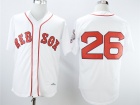 Boston Red Sox #26 Wade Boggs White Throwback Jerseys