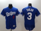 Los Angeles Dodgers #3 Chris Taylor Blue Flexbase Jersey