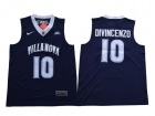 Villanova University #10 Donte DiVincenzo Blue Basketball Jersey V-Neck